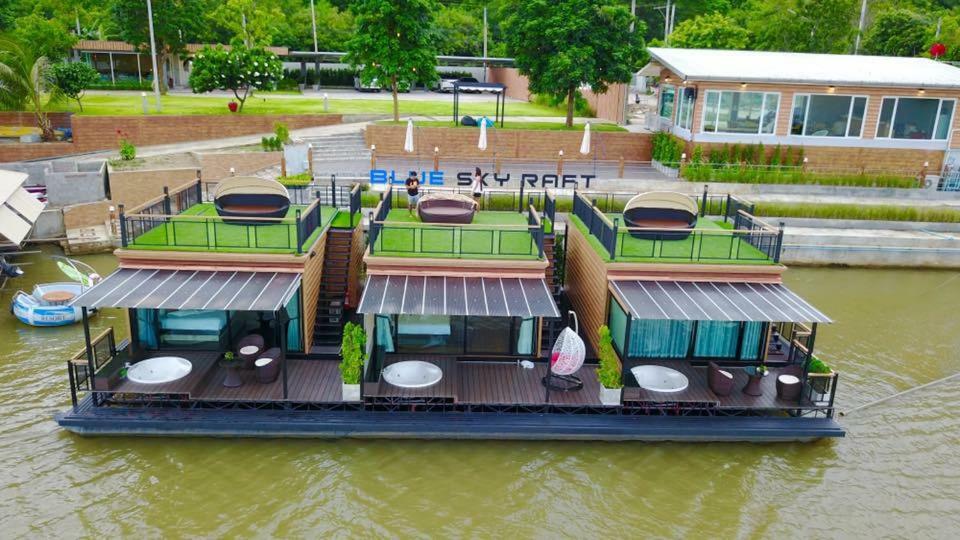 Blue Sky Raft At Kanchanaburi City Exterior photo